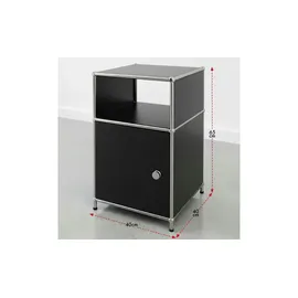 Floordirekt Concept Epure MK-040 Regal 40 x 40 x 65 cm Schwarz