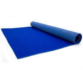 primaflor Primaflor-Ideen in Textil »Eventteppich PODIUM«, rechteckig, Breite 100 cm, robuster Nadelfilz, Uni-Farben, blau