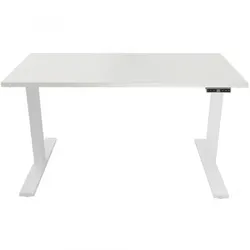 Bisley Schreibtisch E-WonderTech EWT251808396005, elektrisch höhenverstellbar, 63-128cm (H), 180x80cm (BxT), rechteckig, weiß / verkehr
