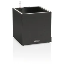 LECHUZA Canto Stone 30 low LED 30 x 30 x 30 cm graphitschwarz