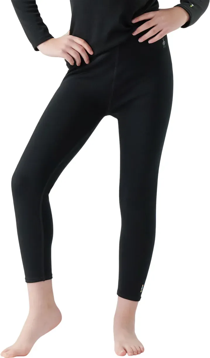 Kinder-Funktionsunterwäsche Smartwool Kids' Classic Thermal Merino Base Layer Bottom Kindergröße: M /  schwarz