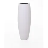 Vivanno Bodenvase Fiberglas Magnum Weiß Matt - 80x23
