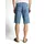 Tom Tailor Herren, Short SLIM PRINTED CHINO SHORTS Slim fit 1049727-39607 blau mini, Geometric Print W 33