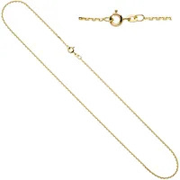 Goldkette JOBO Halsketten Gr. Gelbgold 333, Länge: 45 cm, goldfarben (gelbgold 333) Damen Goldketten Ankerkette 333 Gold 45 cm 1,2 mm