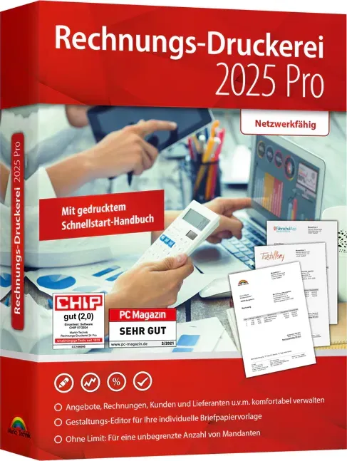 Rechnungs-Druckerei 2025 Pro
