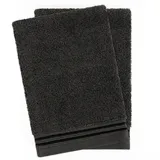 hammetex Handtuchset 15 x 22 cm grau 2 St.