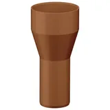 Inefa Reduzierstück Fallrohr PVC DN 75/50 Braun