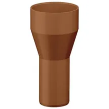 Inefa Reduzierstück Fallrohr PVC DN 75/50 Braun