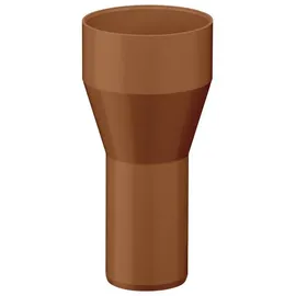 Inefa Reduzierstück Fallrohr PVC DN 75/50 Braun