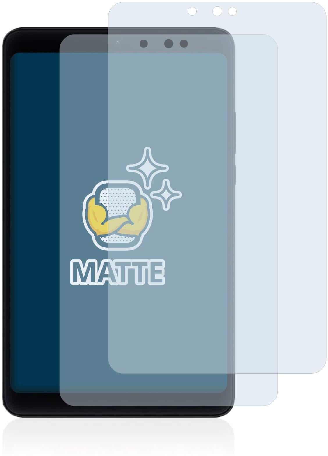 BROTECT Entspiegelungs-Schutzfolie für Xiaomi Mi Pad 4 (2 Stück) Matte Displayschutz-Folie, Anti-Reflex, Anti-Fingerprint