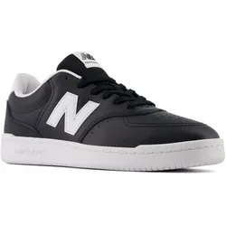 Sneaker NEW BALANCE "BB80", Gr. 44,5, schwarz, Leder, sportlich, Schuhe, von dem New Balance 550 inspiriert