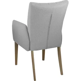 Home Affaire Armlehnstuhl »Dia« () Gestell Eiche massiv geölt grau