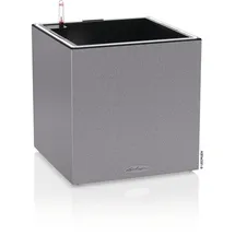 LECHUZA Canto Stone 40 low LED 40 x 40 x 40 cm steingrau
