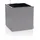 LECHUZA Canto Stone 40 low LED 40 x 40 x 40 cm steingrau