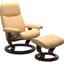 Stressless Relaxsessel "Consul" Sessel Gr. Material Bezug, Material Gestell, Ausführung / Funktion, Maße B/H/T, gelb (yellow) Lesesessel und Relaxsessel