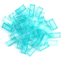 LEGO LEGO® 1x2 Fliesen Hellblau Transparent - 3069b NEU!