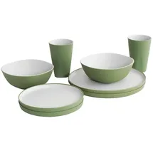 Outwell Gala 2 Pax Geschirrset - Shadow Green - One Size