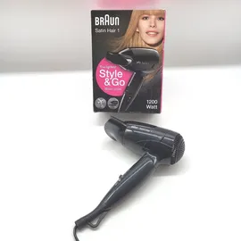 Braun Satin Hair 1 schwarz