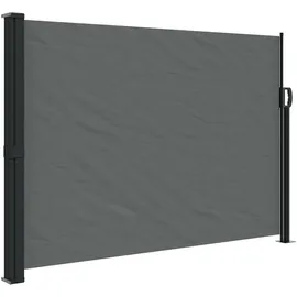 vidaXL Seitenmarkise Ausziehbar 140 x 300 cm Anthrazit Polyester