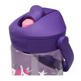 CamelBak Thrive Flip Straw Kids 14OZ - - kindgerechte Größe – einfacher Trinkverschluss – unicorn party
