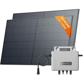 EcoFlow STREAM 800 W Mikro-Wechselrichter mit 2 × 520 W PV Solarpanels