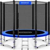 monzana Trampolin 305 cm inkl. Sicherheitsnetz Blau