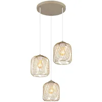 GLOBO lighting Hängeleuchte "DICHTI" in gold | Gr.: onesize
