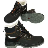 Profus Winter Arbeitsstiefel Sicherheitsstiefel Warme Arbeitsschuhe Gefüttert mit Kunstwolle S3 (Yukon-W-S) 44 - 44