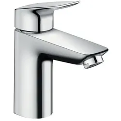 hansgrohe Logis Einhebel-Waschtischmischer 100 mit QuickClean 71171000, Badarmaturen, chrom