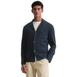 Marc O'Polo Cardigan aus reiner Bio-Baumwolle blau XXL (54)