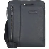 Piquadro Modus Umhängetasche Leder 22 cm blau