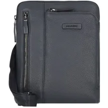 Piquadro Modus Umhängetasche Leder 22 cm blau