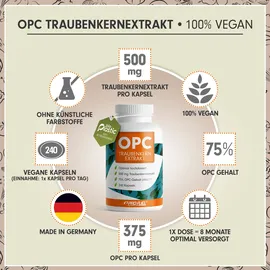 ProFuel OPC Traubenkernextrakt Kapseln 240 St.