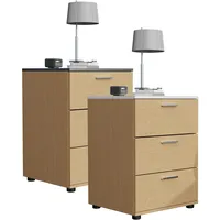 VCM Holz Nachtschrank Nachttisch Schublade Testalo