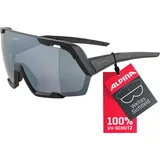 Alpina Rocket Bold - Wasserabweisende Sportbrille - all black matt