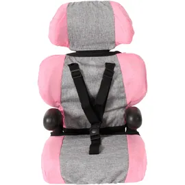 Bayer Chic 2000 Puppenautositz grau/rosa