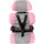 Bayer Chic 2000 Puppenautositz grau/rosa