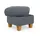 Home Affaire Polsterhocker Lindgren 61 x 46 x 61 cm Blau