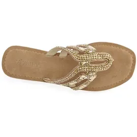 VIVANCE Zehentrenner Damen camelfarben Gr.36