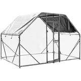 fudajo Wiltec XXL Freilaufgehege 2x3x2m Aussengehege Voliere Hühnerstall Kleintiergehege Gehege