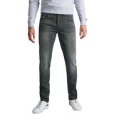 Legend Herren Jeans NIGHTFLIGHT Regular Fit Grau Grau Ptr120-Smg Normaler Bund Reißverschluss W 40