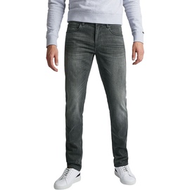 PME Legend Herren Jeans NIGHTFLIGHT Regular Fit Grau Grau Ptr120-Smg Normaler Bund Reißverschluss W 40