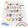 KADIMA DESIGN Kinderteppich Waschbar, mit Alphabet-Motiv, Mehrfarbig, 80 x 150 cm
