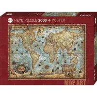 Heye Puzzle The World 2000 Teile