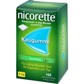 Nicorette Freshmint 4 mg Kaugummi 105 St.