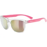 Uvex Rookie Sonnenbrille Clear Pink/Mirror Pink