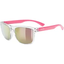 Uvex Rookie Sonnenbrille Clear Pink/Mirror Pink