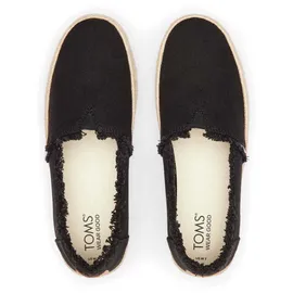 TOMS Valencia Schwarz Leinen, 40