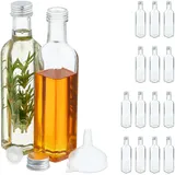 Relaxdays Flasche 250 ml 16 St.