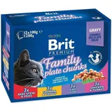 Brit Pouches Family Plate (12x100g)